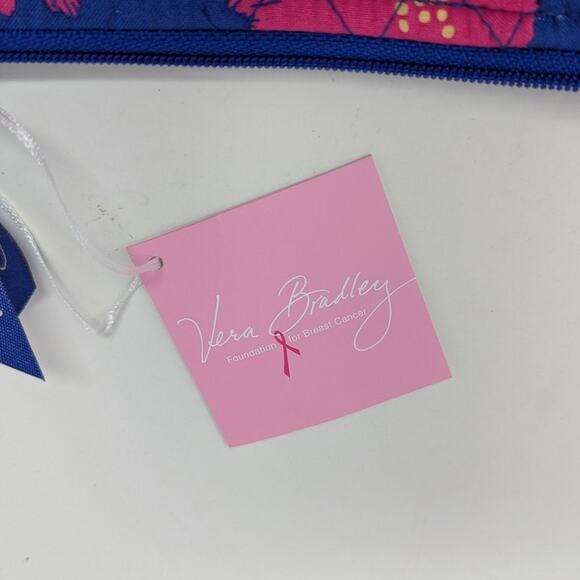 Vera Bradley Hipster Bag in Art Poppies Blue and Pink - Picture 7 of 11